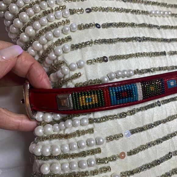 Brighton beaded belt, L 35 inch main image 4